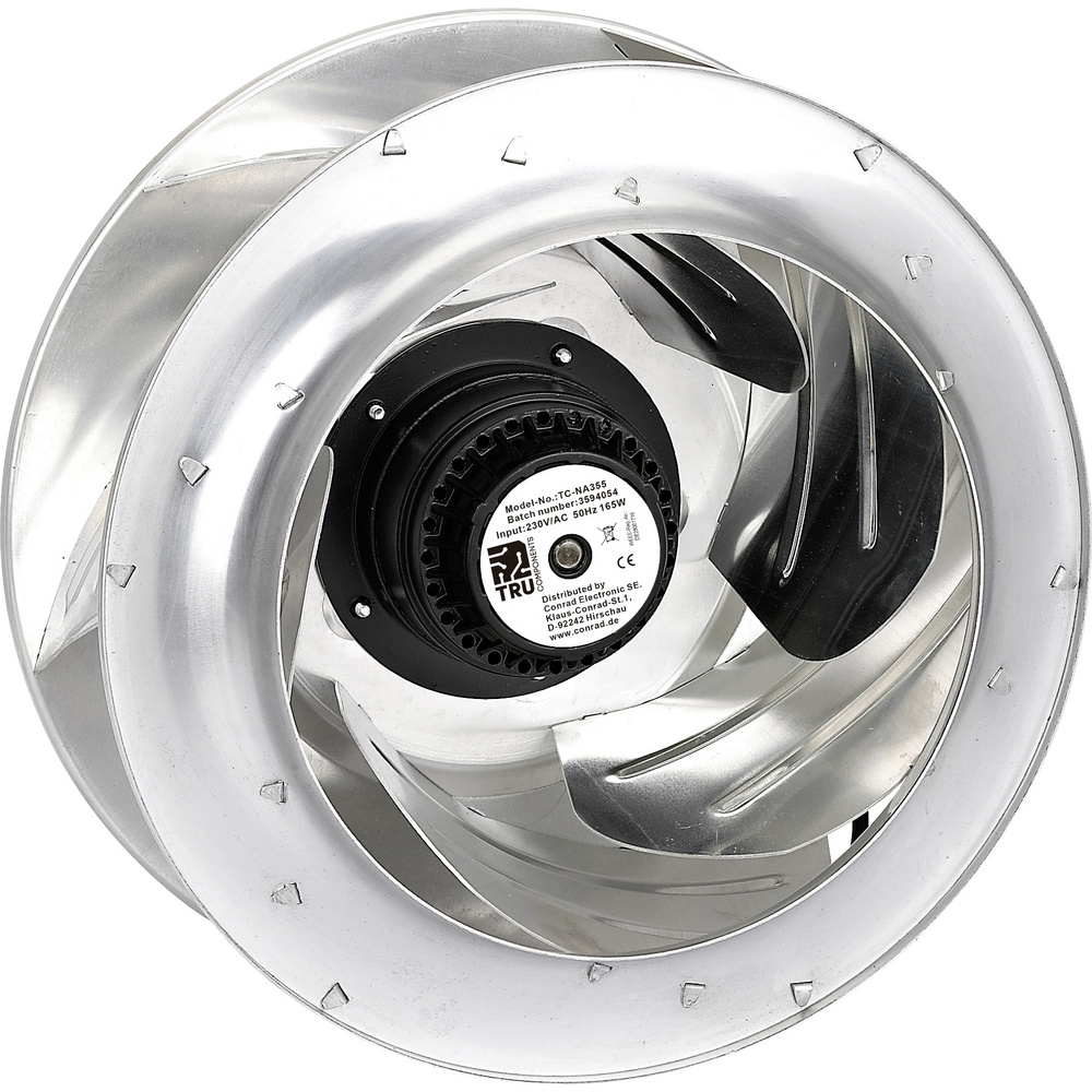 Tru Components Tc-na355 Radiallüfter 230 V/ac 2610 M³/h (ø X H) 370 Mm X 193 Mm