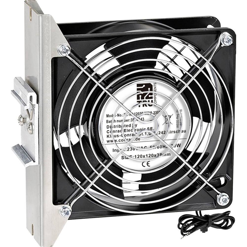 Tru Components Tc-na12038-mbm-230b Axiallüfter 230 V/ac 162 M³/h (l X B X H) 120 X 120 X 38 Mm