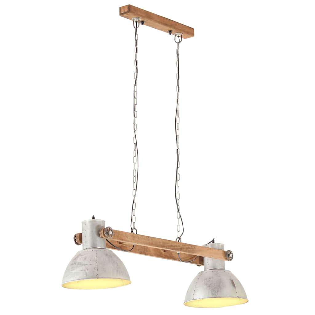 Hängelampe Industriestil 25 W Silbern 109 Cm E27 Vidaxl
