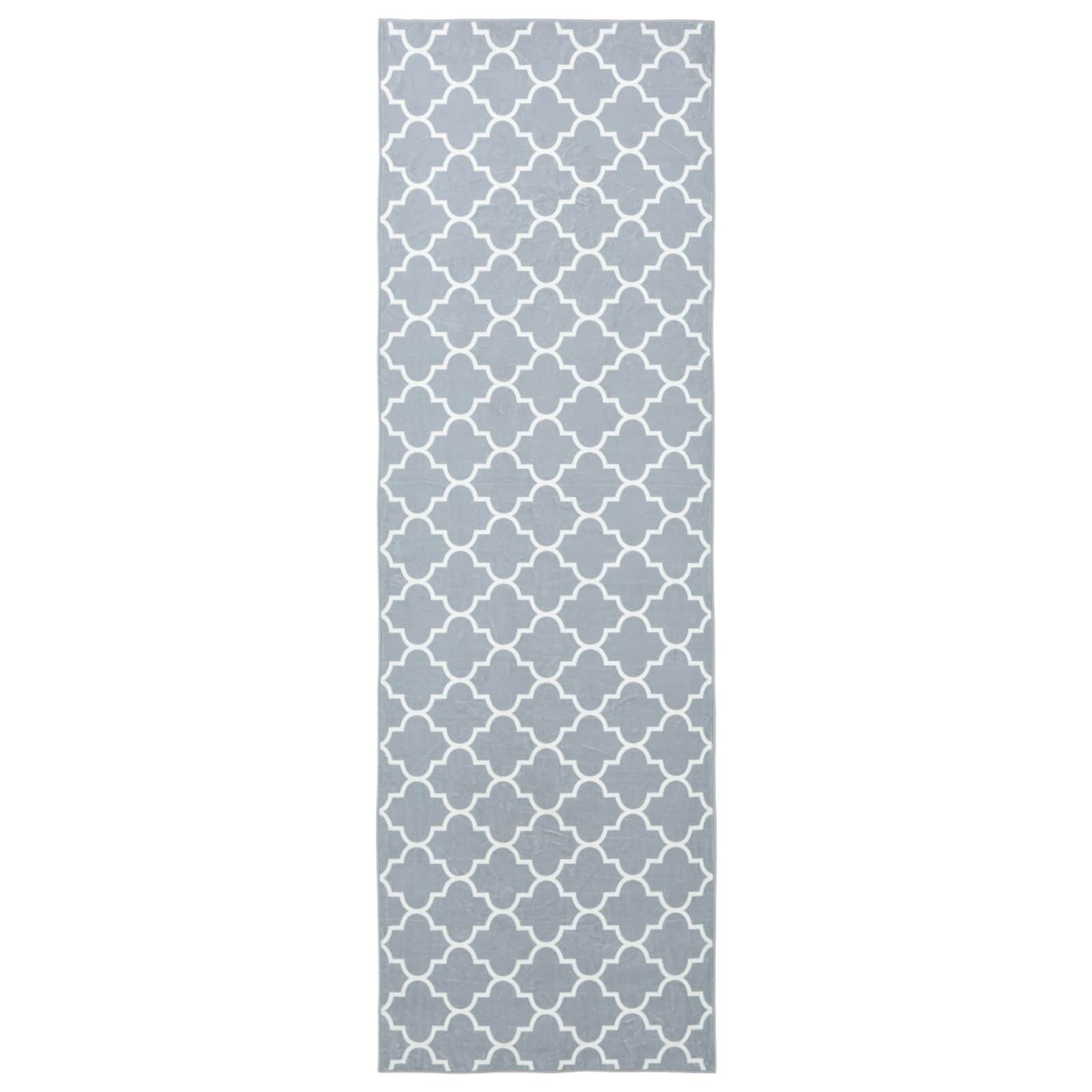 Teppichläufer Oriz 1150 Gsm Grau Und Weiß Vidaxl