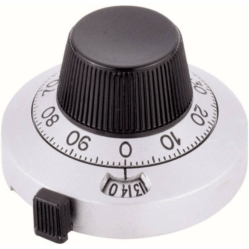 [neuwertig] B-ware Vishay Feinstellskala 0-100 360° Modell 18.01.11 Präzisionswerkzeug 22mm 1 St.