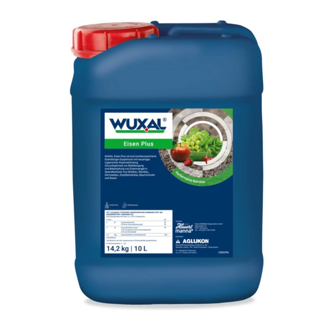 Wuxal Eisen Plus 10 L Pflanzendünger Spezialkulturen Obstbau Weinbau