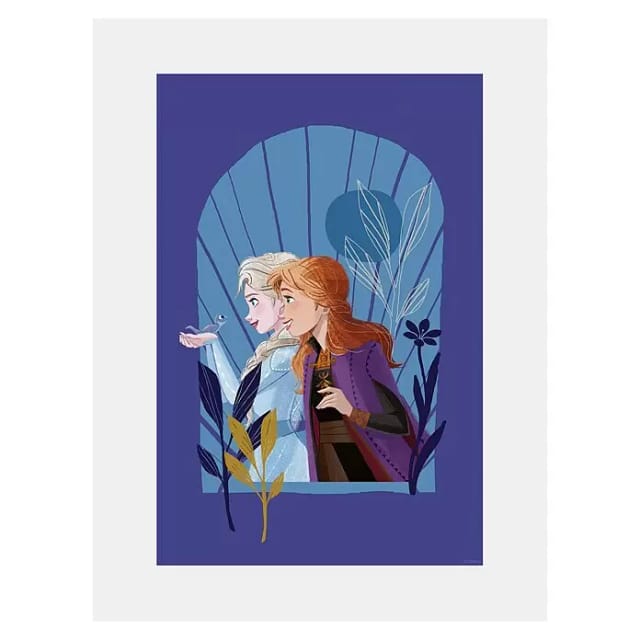 Disney Poster Die Eiskönigin Spottdrossel Lila 30 cm x 40 cm 612840