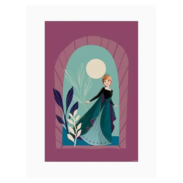 Disney Poster Die Eiskönigin Mitternachtssonne Lila 30 cm x 40 cm 612834