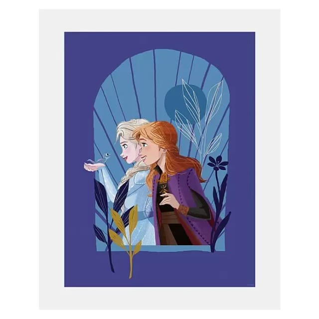 Disney Poster Die Eiskönigin Spottdrossel Lila 40 cm x 50 cm 612841