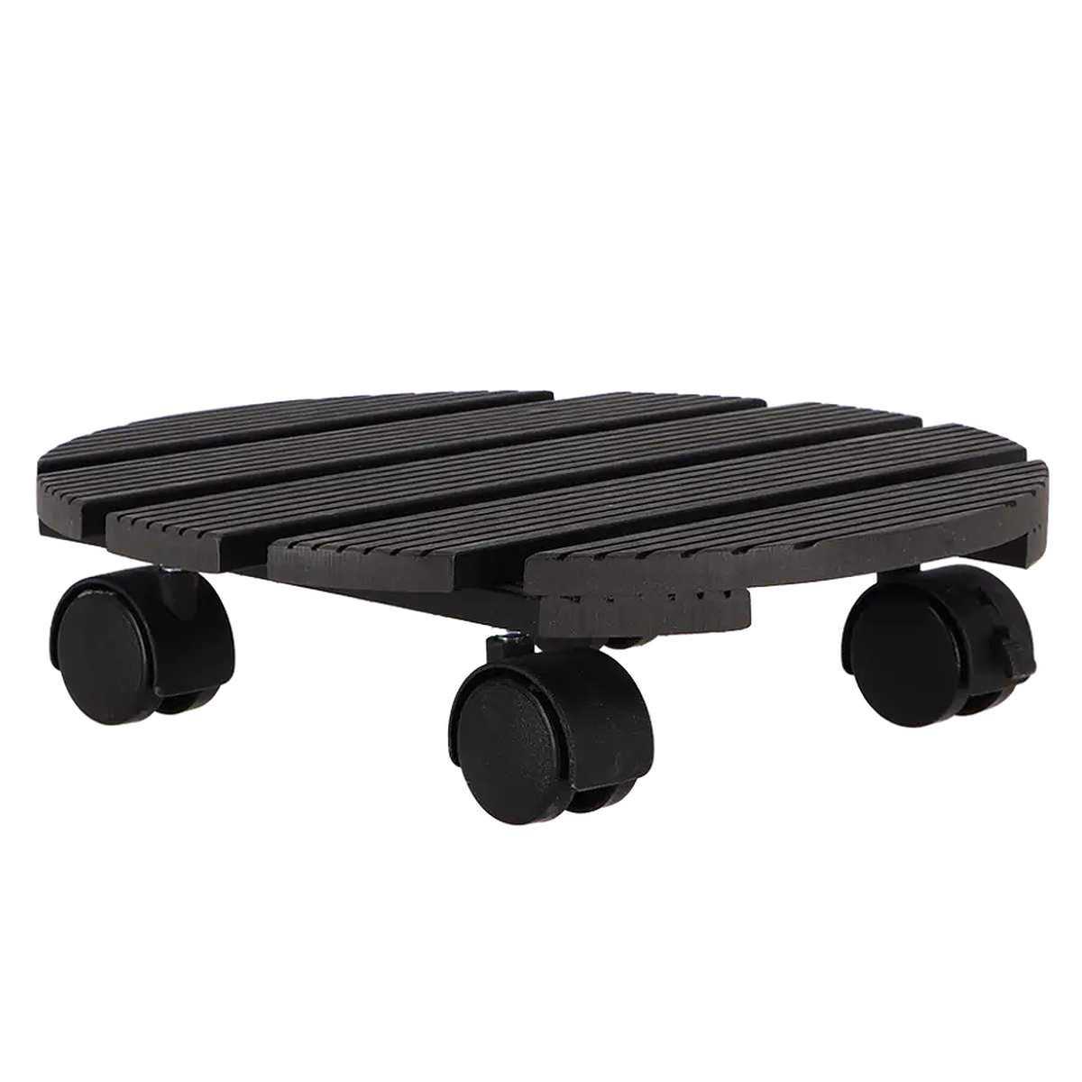 Esschert Design Pflanzenroller Outdoor Rund Mit Rillen Ø 28 Cm - Wpc