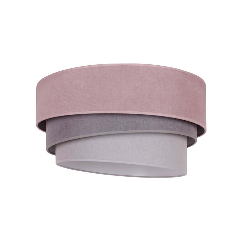 [gebraucht] B-ware Euluna Deckenlampe Deckenleuchte Pastell Trio Led Lampe Dimmbar Pink Grau Ø60cm