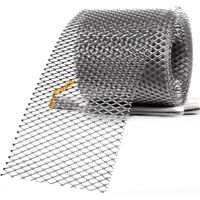 Dachrinnenschutzgitter Aus Edelstahl 304, 12,7 Cm X 6 M, Gewebtes Metallgewebe, Blattabweisend
