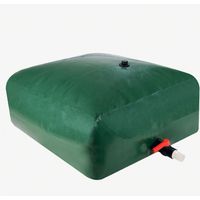 Flexibler 1000-liter-wassertank – 0,7 Mm Dickes, Verschweißtes Pvc – Zusammenklappbar Und Rollbar – Kompatibel Mit Wassersammelsystemen