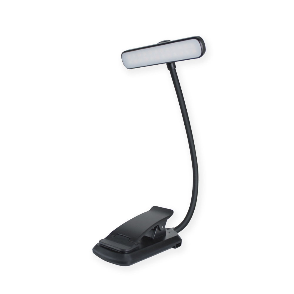 Lampe De Lecture Gritin Led Wiederaufladbar, 3 Farben, Dimmbar, 360° Flexibler Clip, Augenschutz, Tragbar Für Beleuchtung Und Reisen