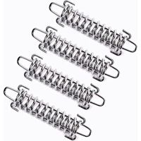 Set Mit 4 Stahlspannern Für Sonnensegel – Wetterfest – Einfache Montage – Abmessungen 11 X 3,5 Cm
