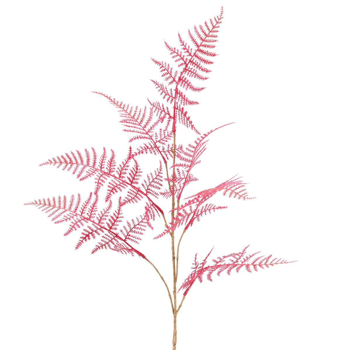 Gasper Zierspargel-asparagus Plumosus Pink 87 Cm - Kunstpflanzen