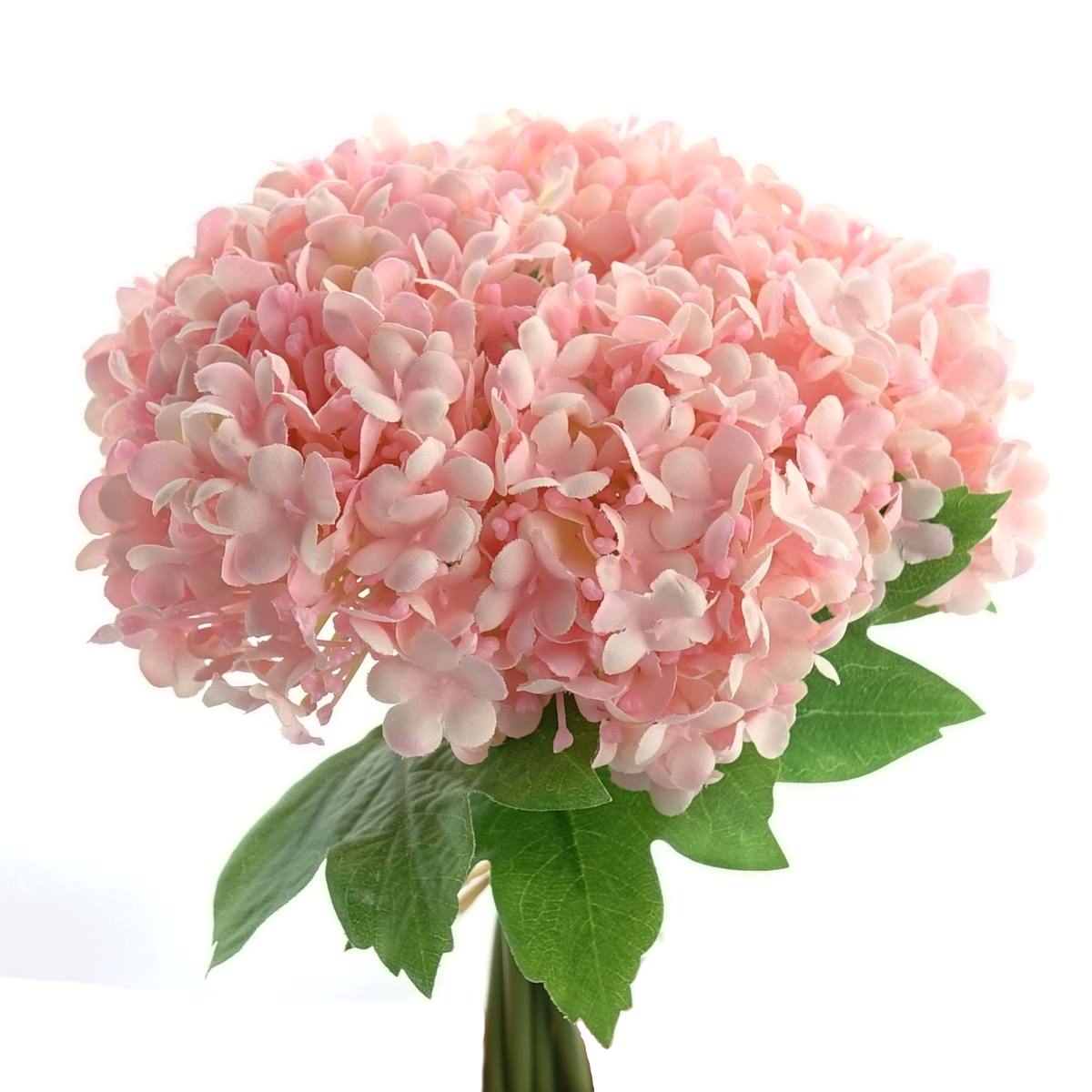 Gasper Schneeballstrauß Rosa 23 Cm Im 5er Bund - Kunstblumen
