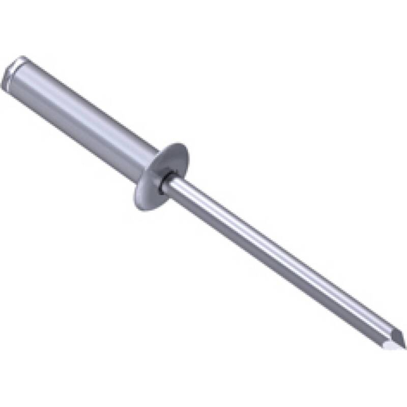 [neuwertig] B-ware Gesipa Blindniete Stahl Aluminium 250 Stück Hohlnieten Verbindungstechnik 6.4mm