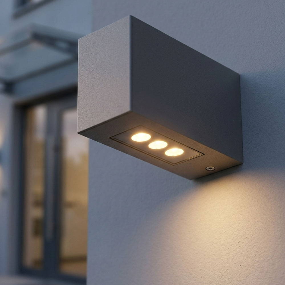 Led Wandlampe Wandleuchte Außenlampe Gartenlampe Wetterfest Spot Beweglich