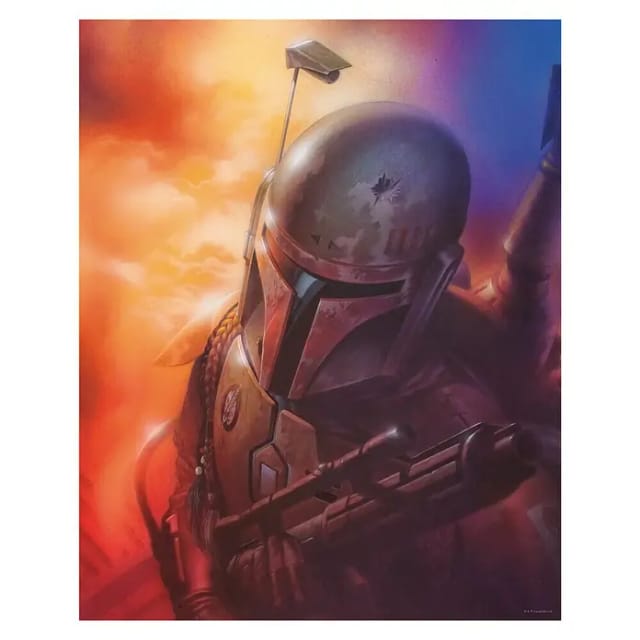 Disney Poster Star Wars Mandalorian Multicolor 40 x 50 cm 611676