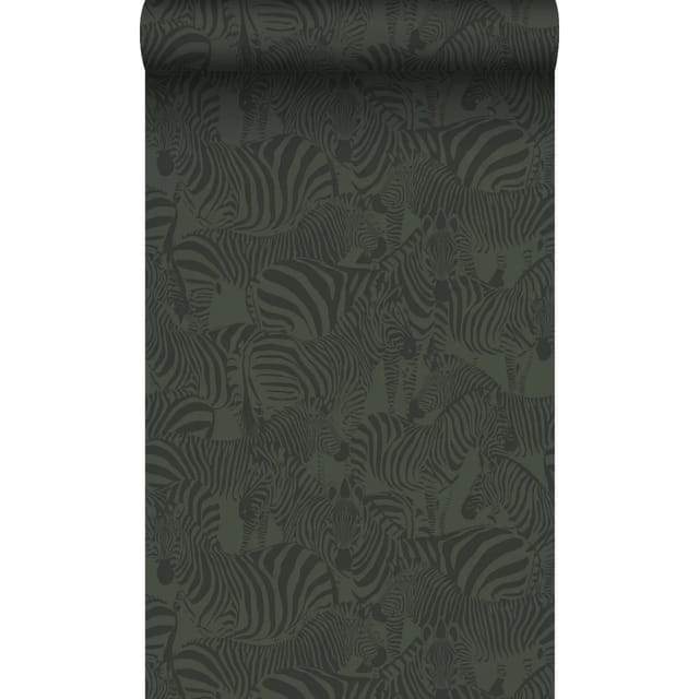 Origin Wallcoverings Tapete Zebras Dunkelbraun 50 x 900 cm 347912