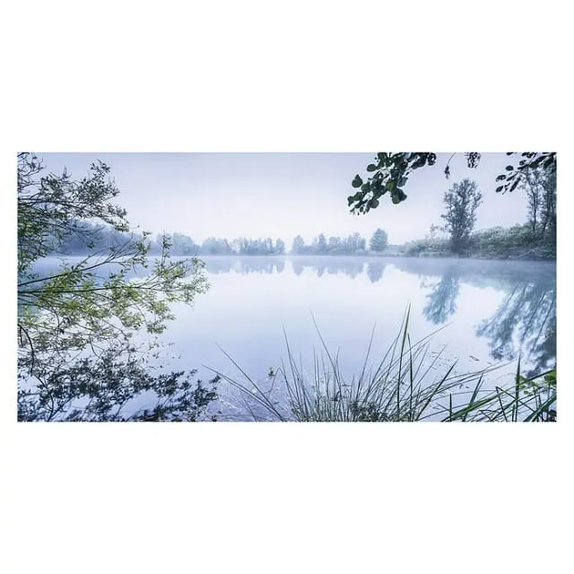 Sanders & Sanders Poster Landschaft Blau 200 x 100 cm 612531