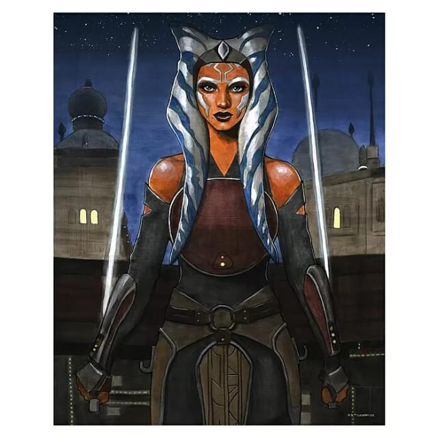 Disney Poster Star Wars Ahsoka Braun und Blau 40 cm x 50 cm 612862