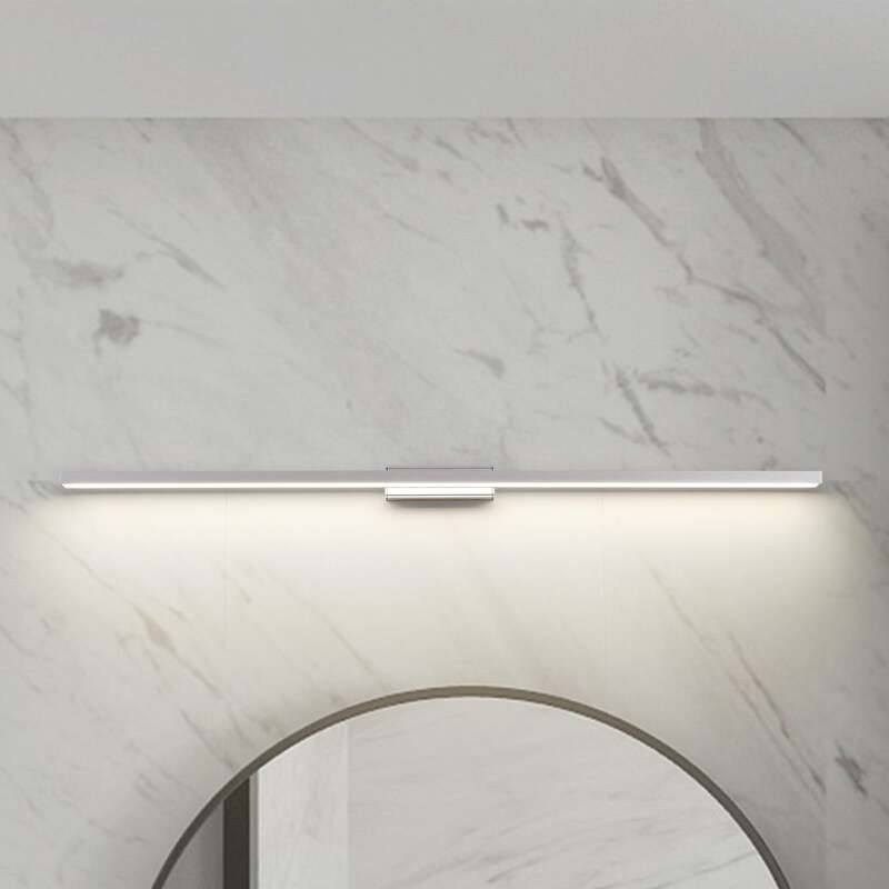 [gebraucht] B-ware Lindby Led-badleuchte Spiegellicht Alenia Aluminium 120cm Ip44 Grau