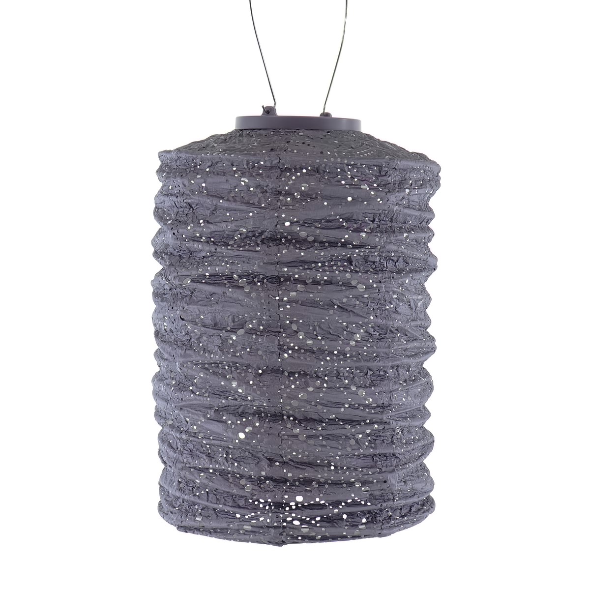 Lumiz Lampion Solarlampe Cylinder 18 Mandela Mauve Purple Lila Ø 18 Cm - Tyvek®