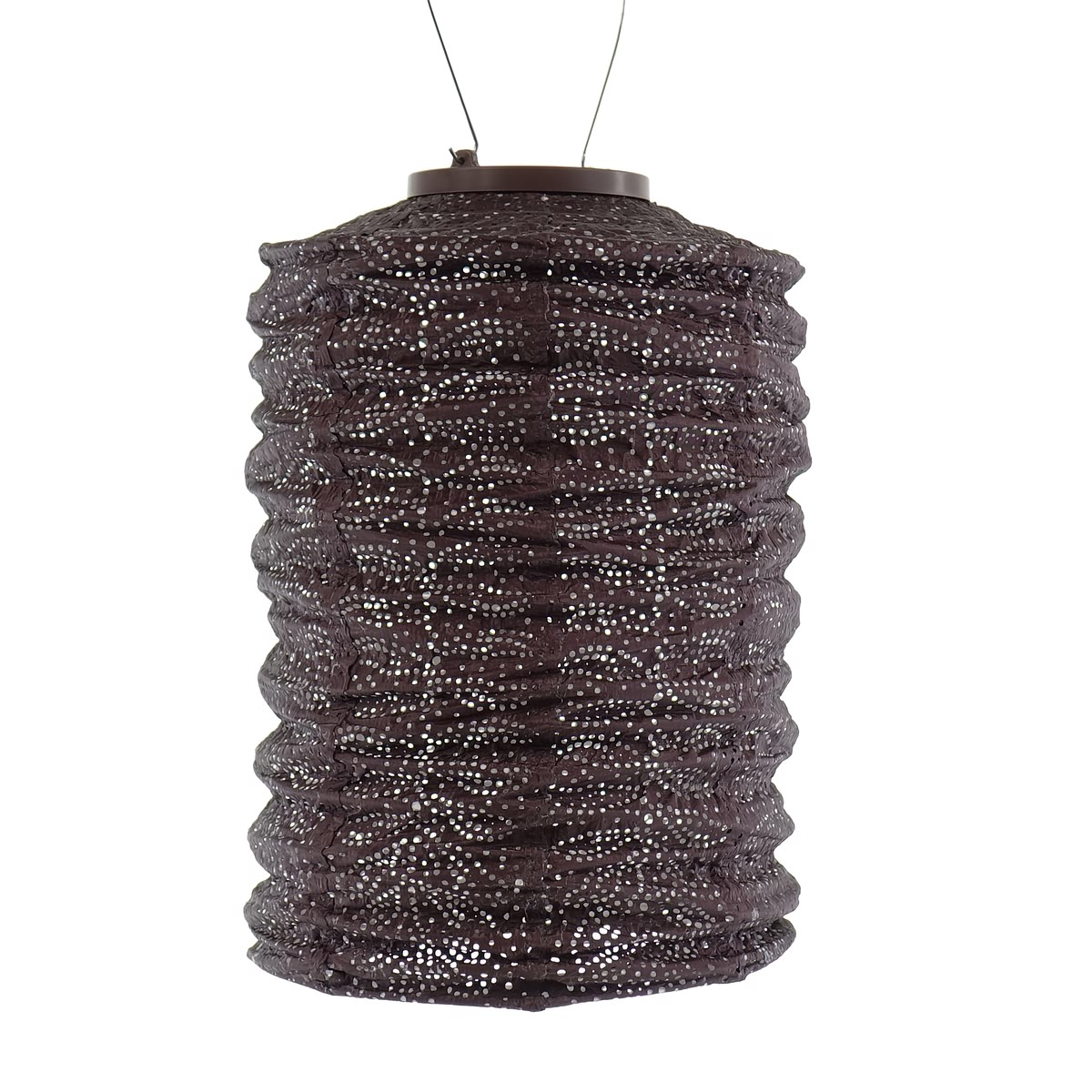 Lumiz Lampion Solarlampe Cylinder 18 Folia Plum Purpurrot Ø 18 Cm - Tyvek®