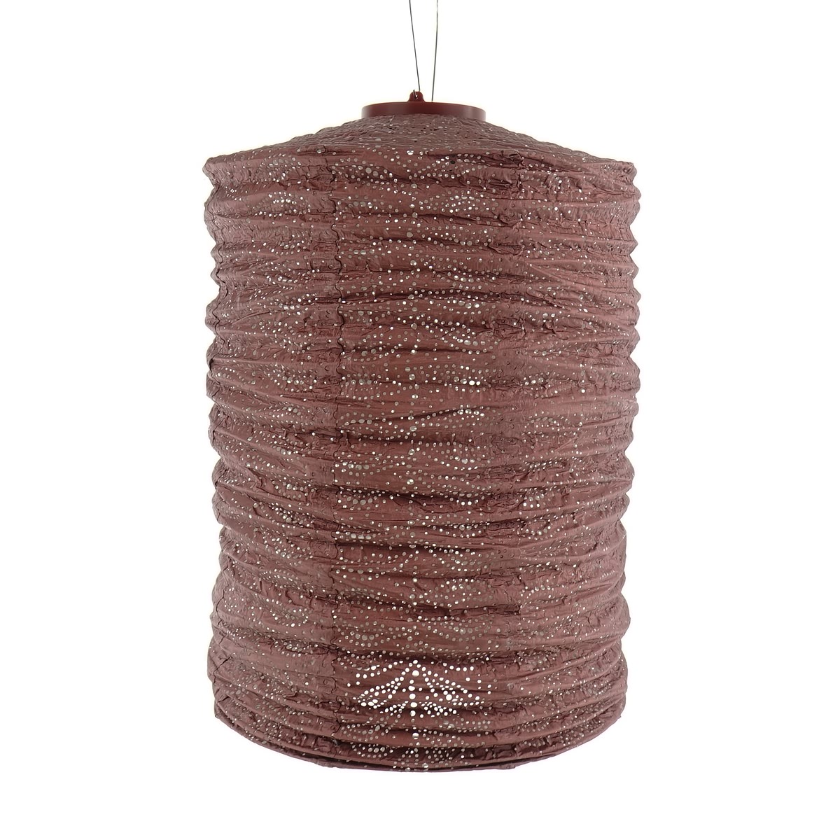 Lumiz Lampion Solarlampe Cylinder 28 Folia Copper Kupferfarben Ø 28 Cm - Tyvek®