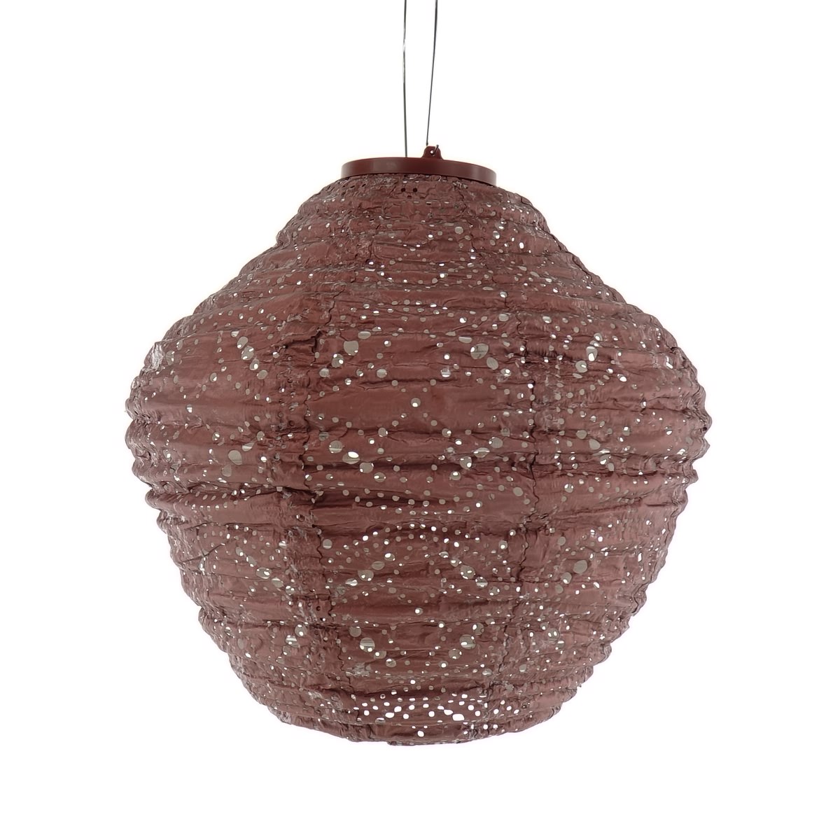Lumiz Lampion Solarlampe Jar 30 Mandela Copper Kupferfarben Ø 30 Cm - Tyvek®