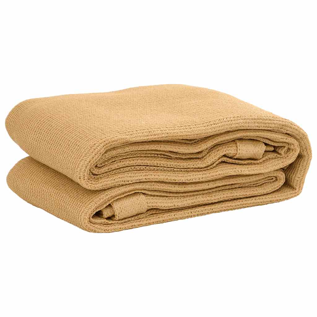 Maison Exclusive - Zeltteppich Sandfarbe 250x550 Cm Hdpe