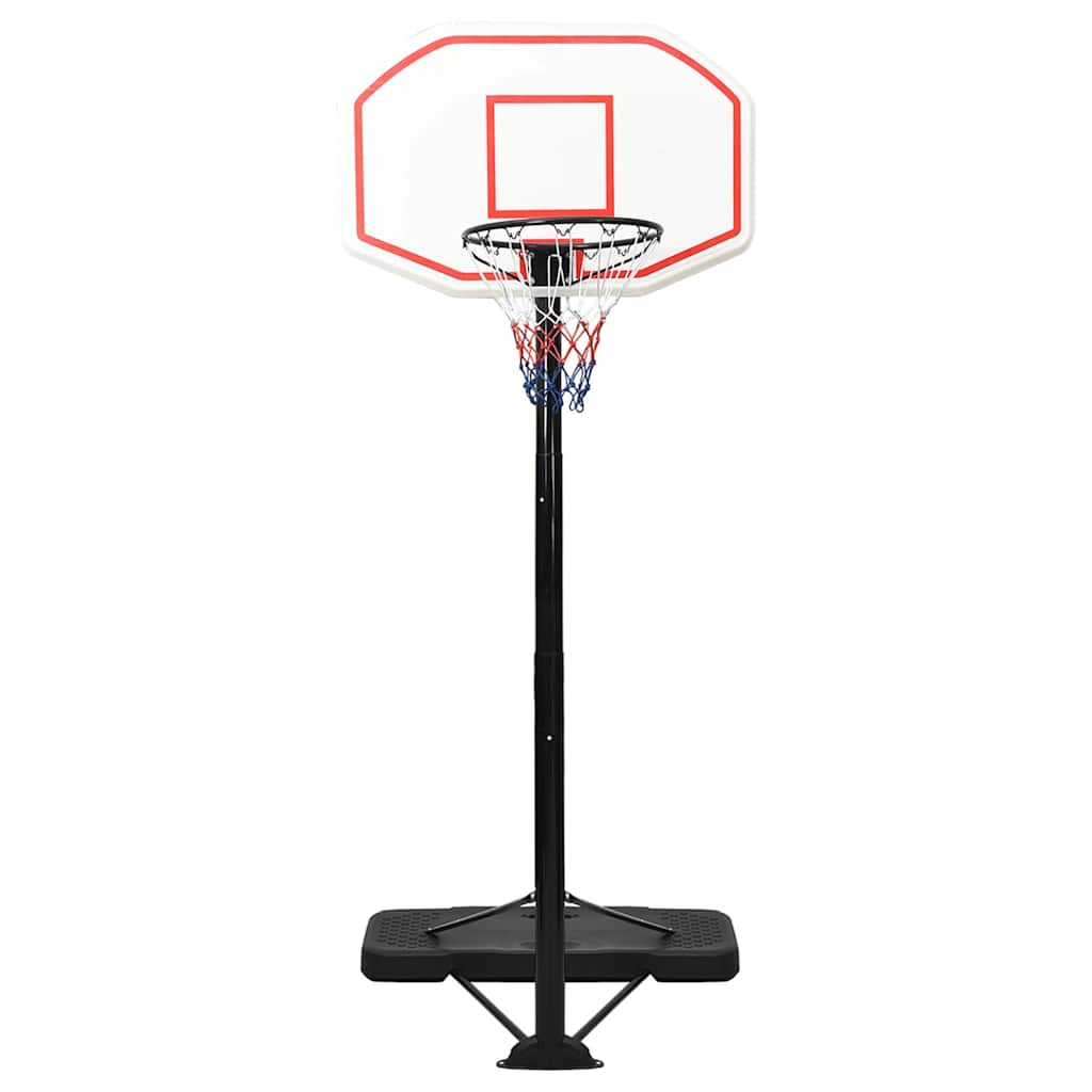 Maison Exclusive - Basketballständer Weiß 258-363 Cm Polyethylen