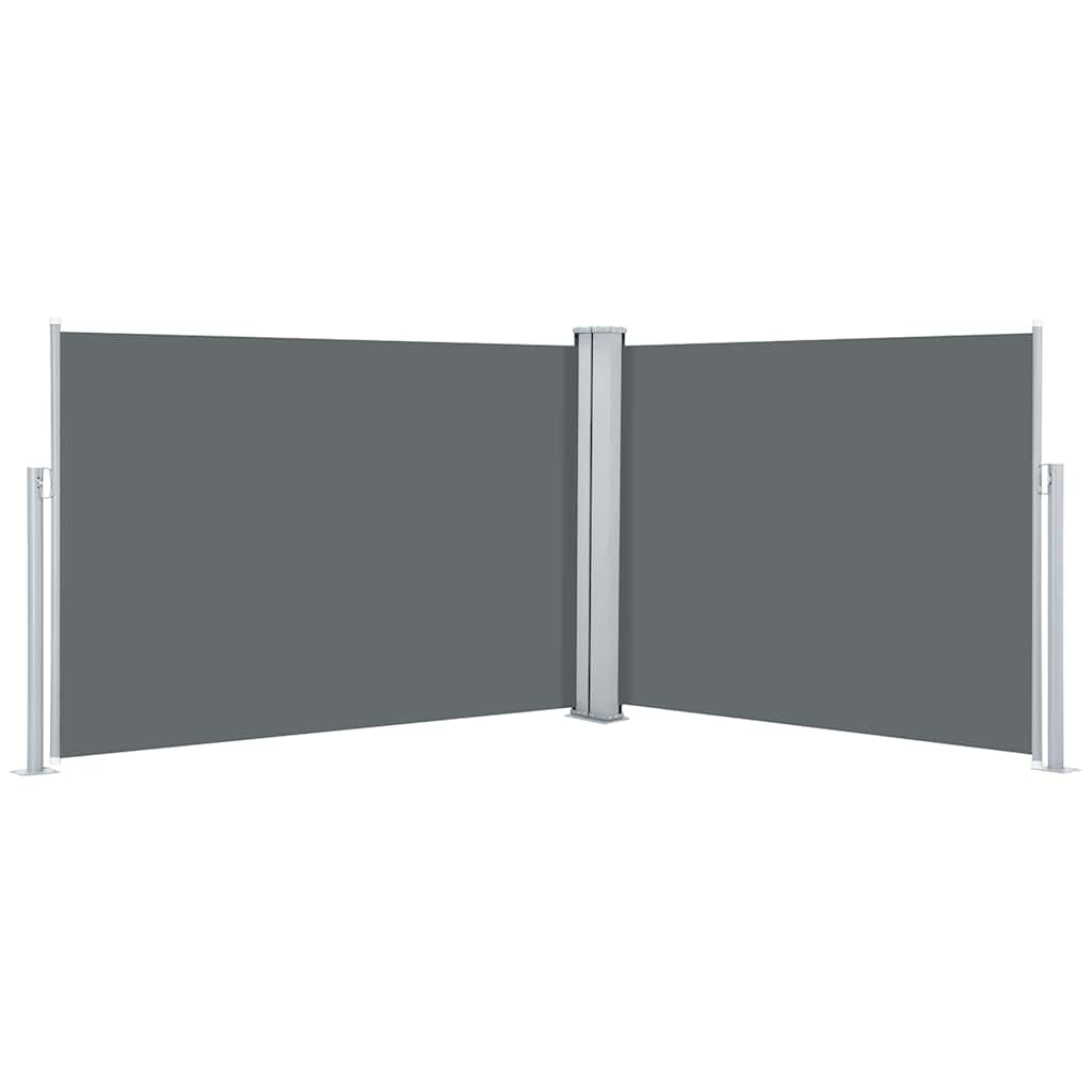 Maison Exclusive - Ausziehbare Seitenmarkise Anthrazit 120 X 1000