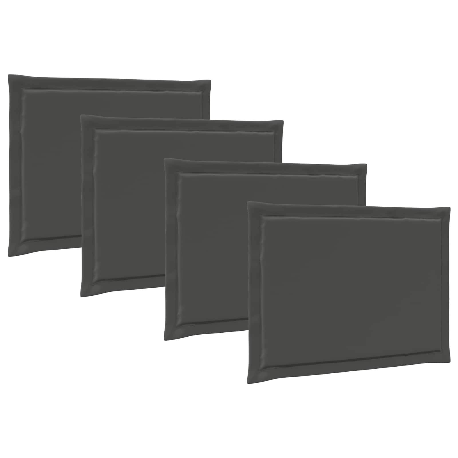 Maison Exclusive - Sitzkissen 4 Stk. Polyester Anthrazit 47 X 36