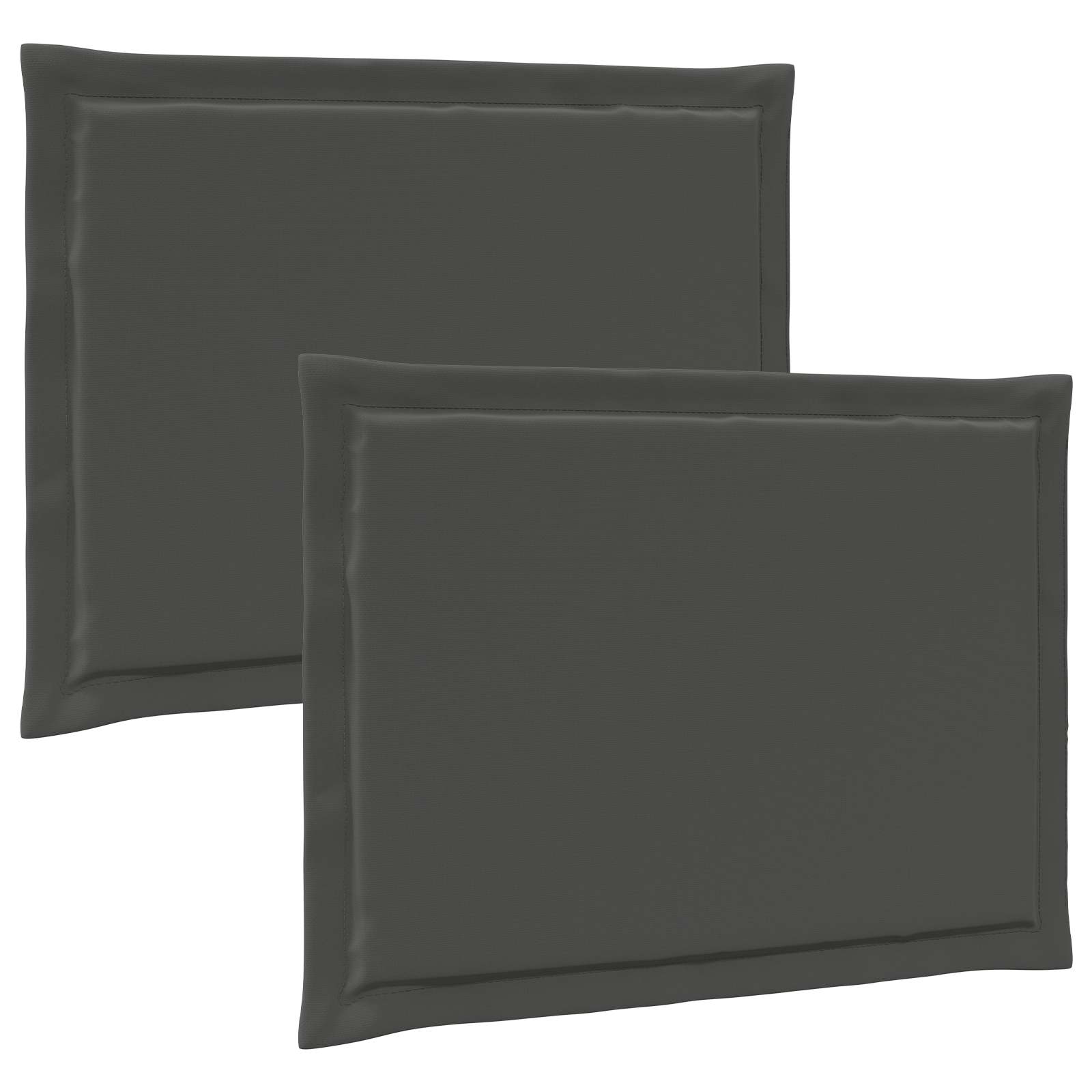 Maison Exclusive - Sitzkissen 2 Stk. Polyester Anthrazit 47 X 36