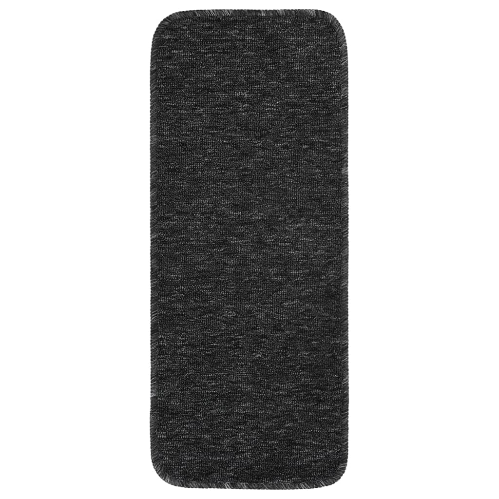 Maison Exclusive - Antirutsch Stufenmatten 15 Stk. 60x25 Cm Anthr