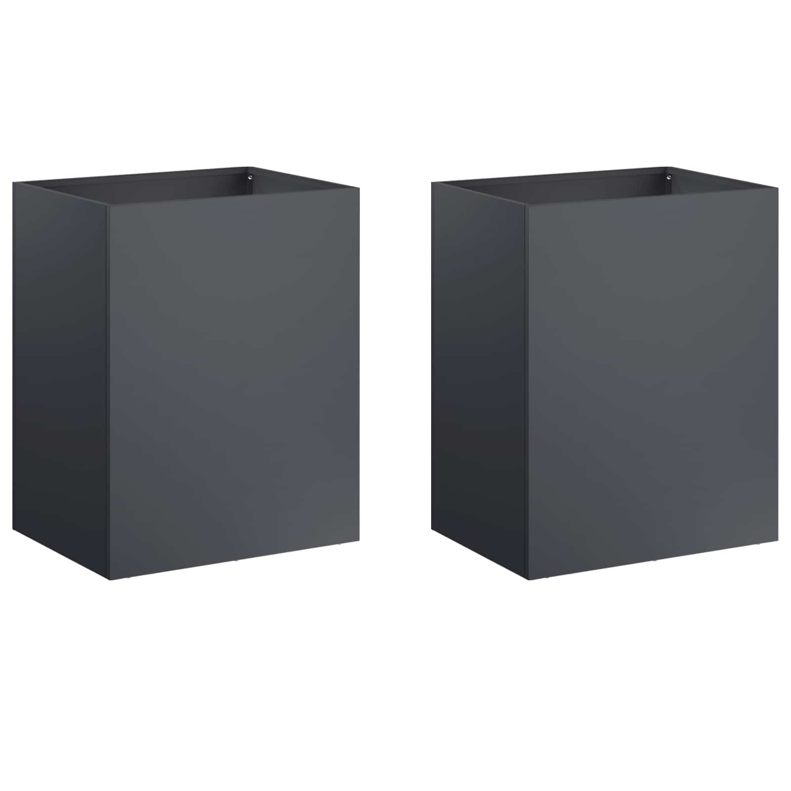 Maison Exclusive - Garten-pflanzgefäß 2 Stk. Anthrazit 40 X 30 X