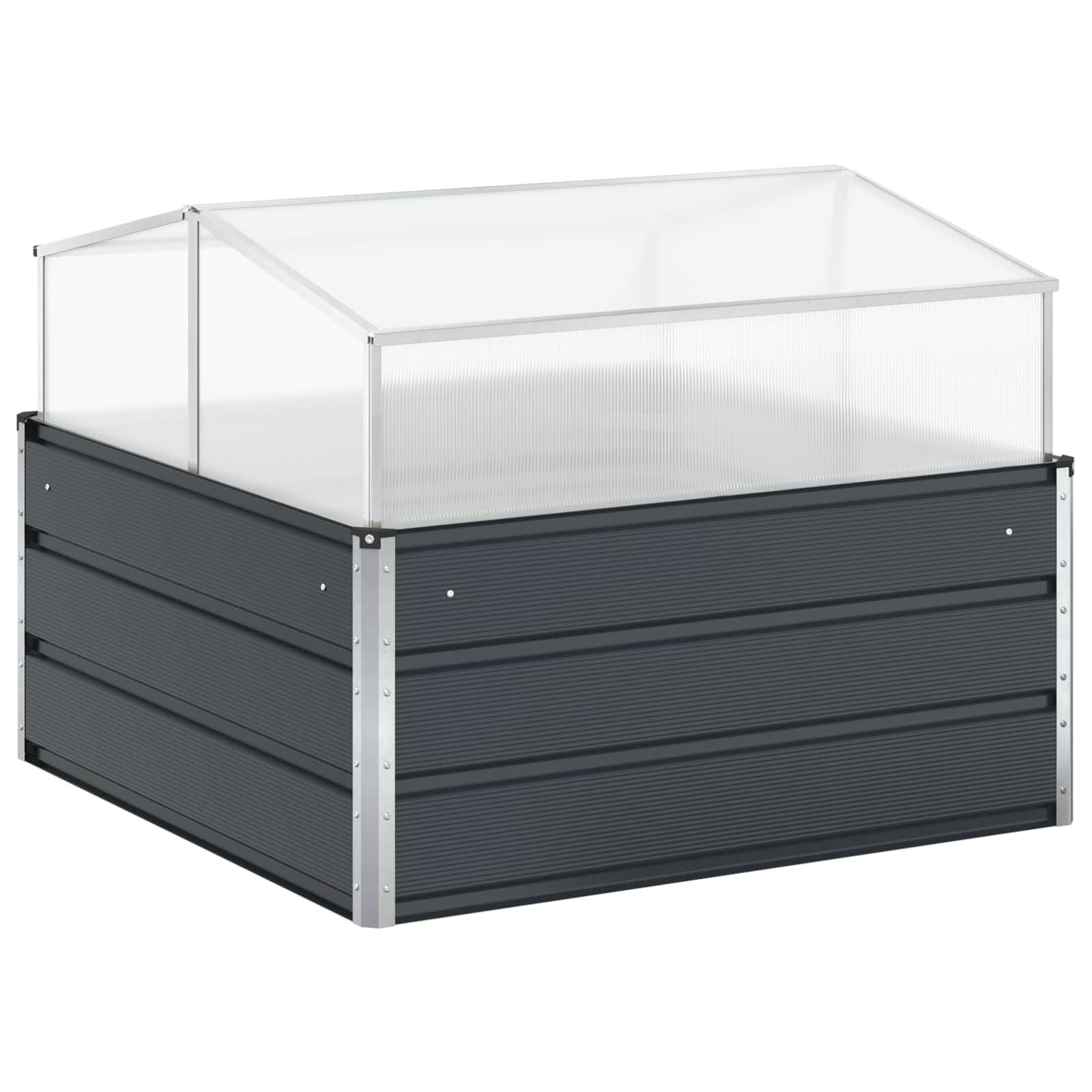 Maison Exclusive - Pflanzkübel Anthrazit 100 X 100 X 77 Cm Verzin