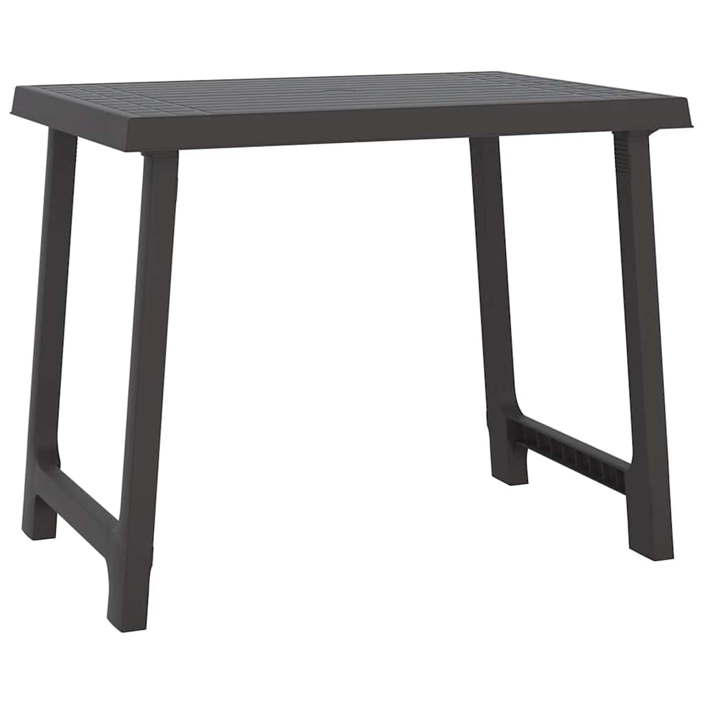 Maison Exclusive - Campingtisch Anthrazit 79x56x64 Cm Pp Holzopti