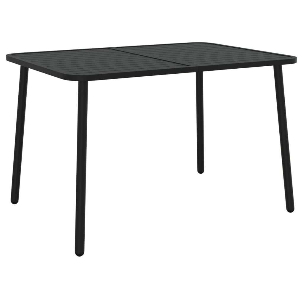 Maison Exclusive - Gartentisch Anthrazit 110x80x71 Cm Stahl