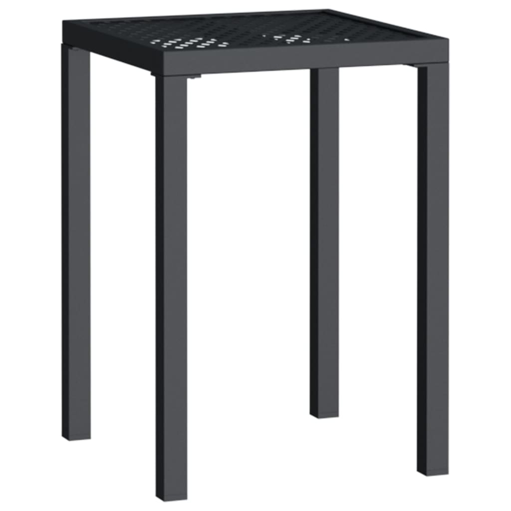 Maison Exclusive - Gartentisch Anthrazit 50x50x72 Cm Stahl