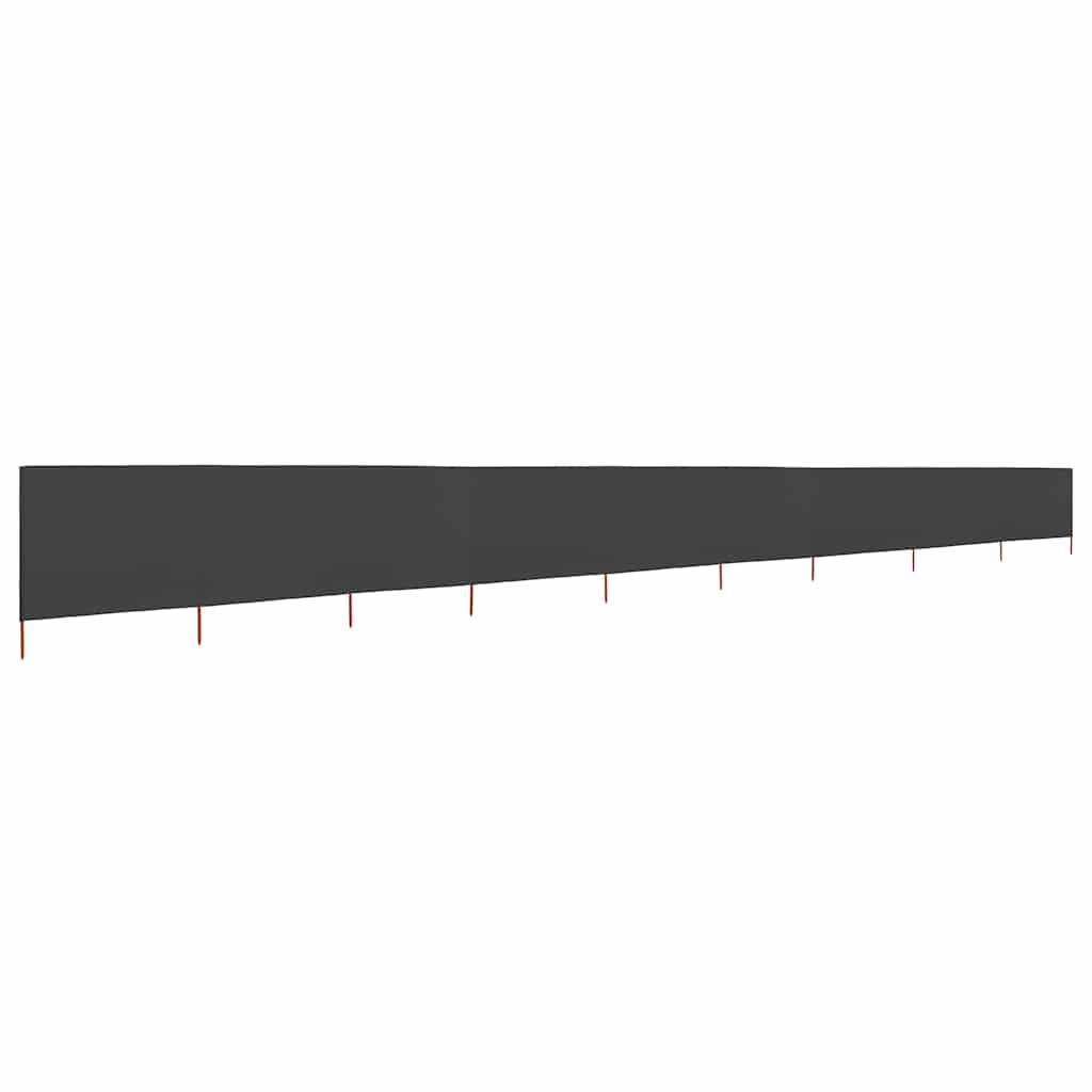 Maison Exclusive - 9-teiliges Windschutzgewebe 1200 X 160 Cm Anth