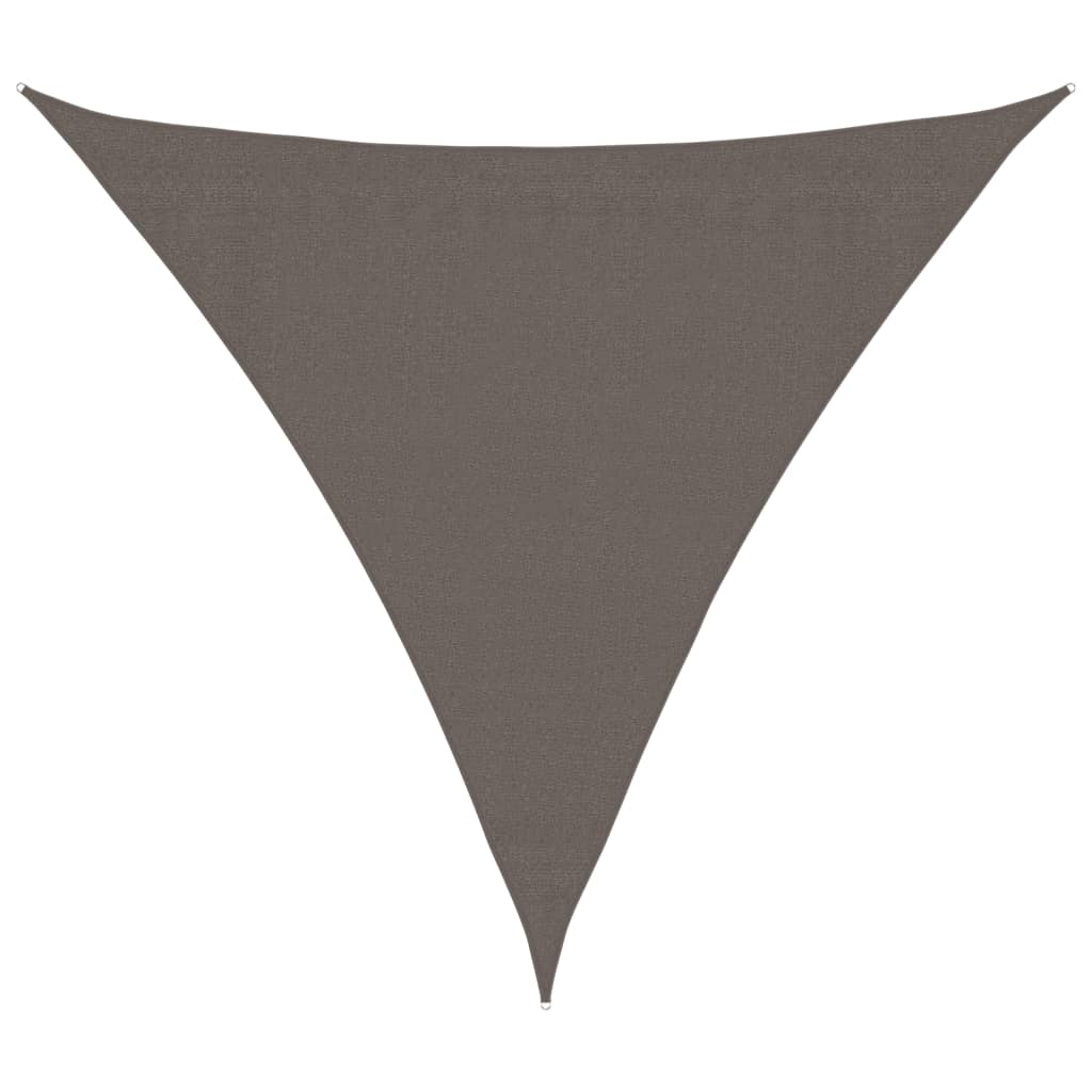 Maison Exclusive - Sonnensegel Hdpe Dreieckig 3,6x3,6x3,6 M Anthr