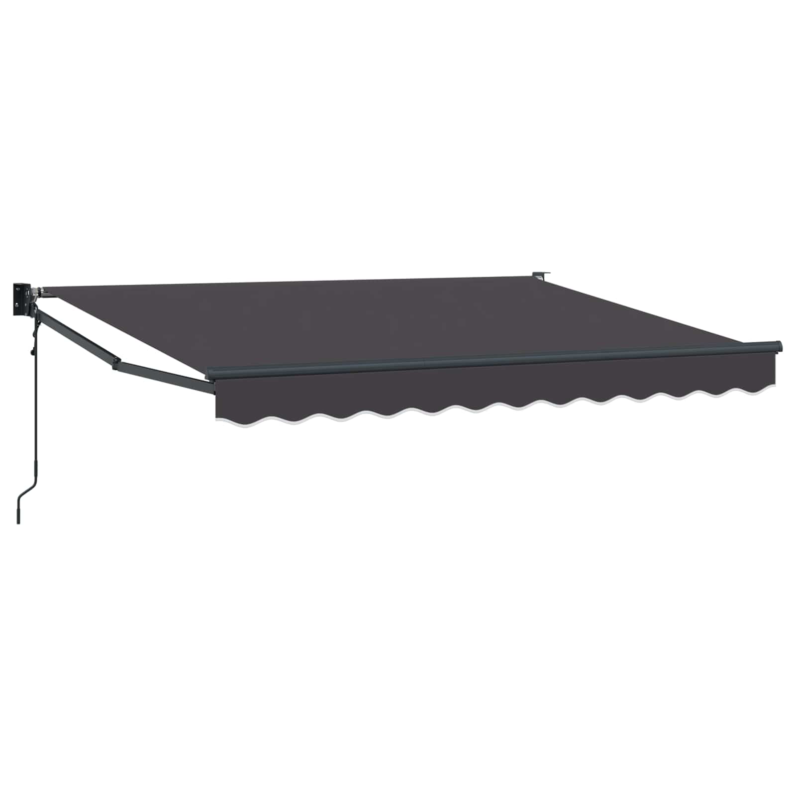 Maison Exclusive - Ausziehbare Markise Anthrazit 3,5 X 2 M Polyes
