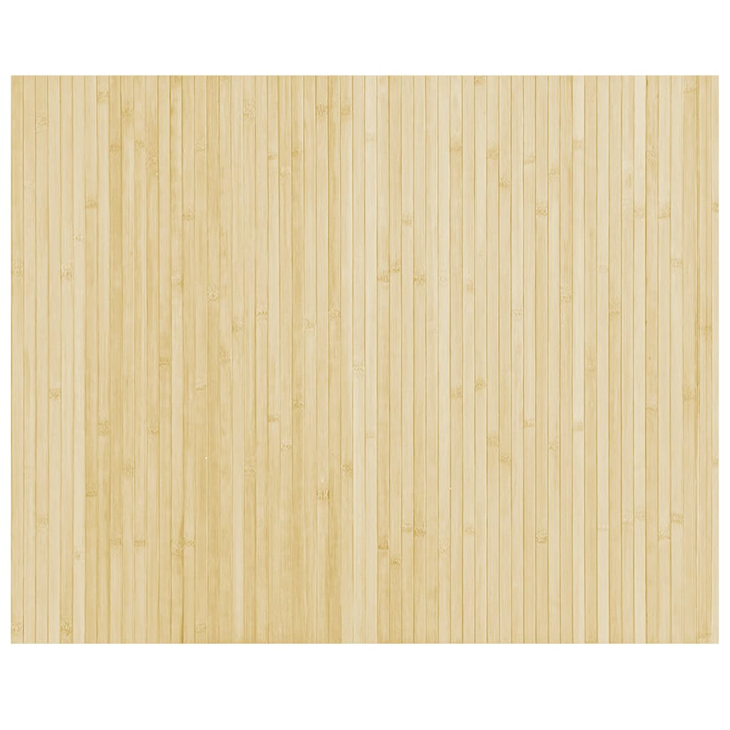 Maison Exclusive - Teppich Rechteckig Hell Natur 80x100 Cm Bambus
