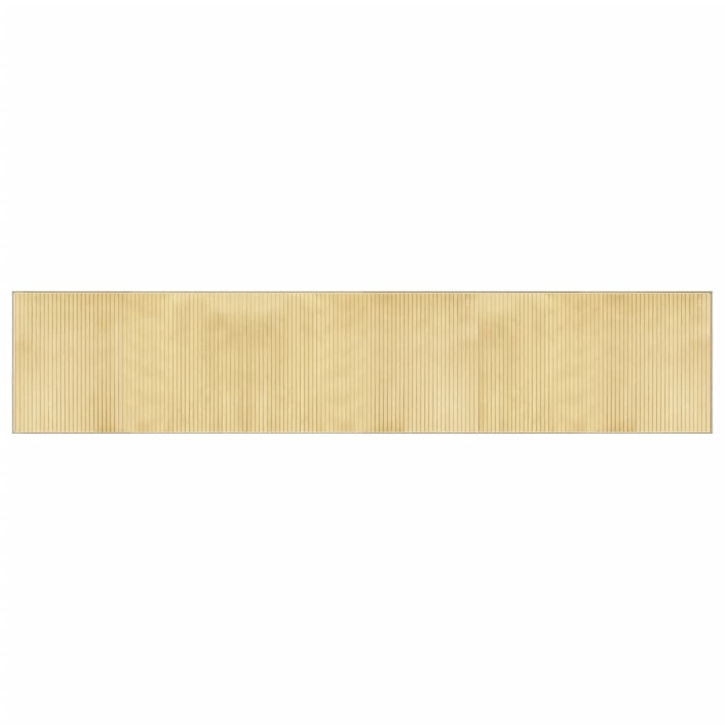 Maison Exclusive - Teppich Rechteckig Hell Natur 60x300 Cm Bambus