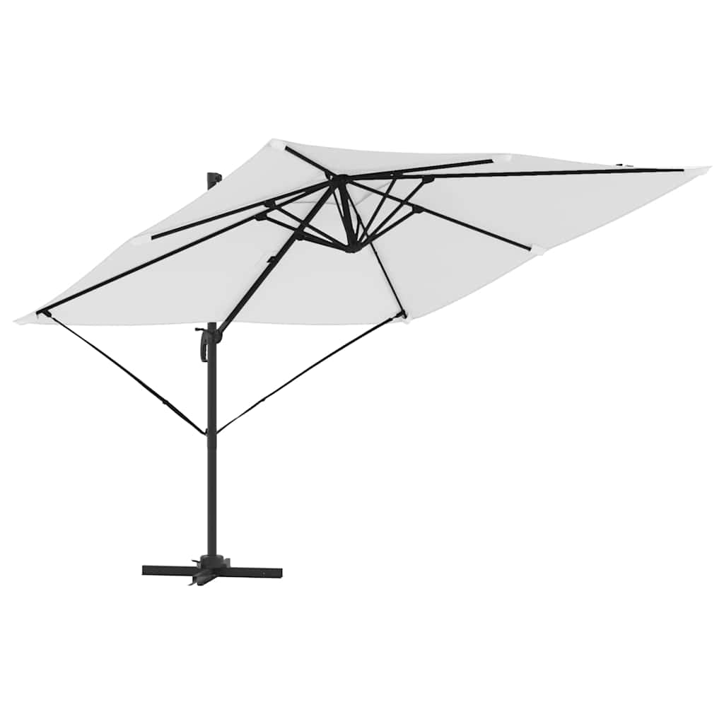 Maison Exclusive - Roma Parasol Beige 286 X 284 X 265 Cm Aluminiu