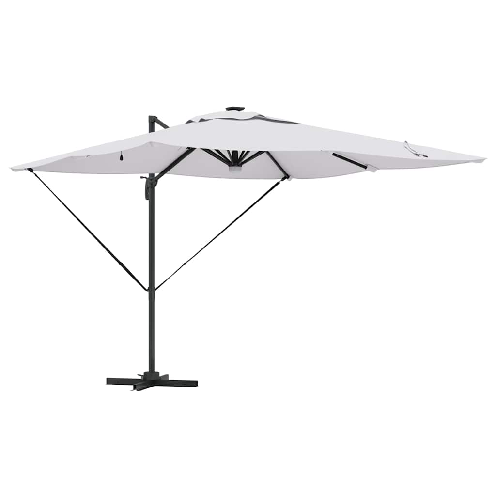 Maison Exclusive - Roma Parasol Beige 286 X 284 X 270 Cm Aluminiu