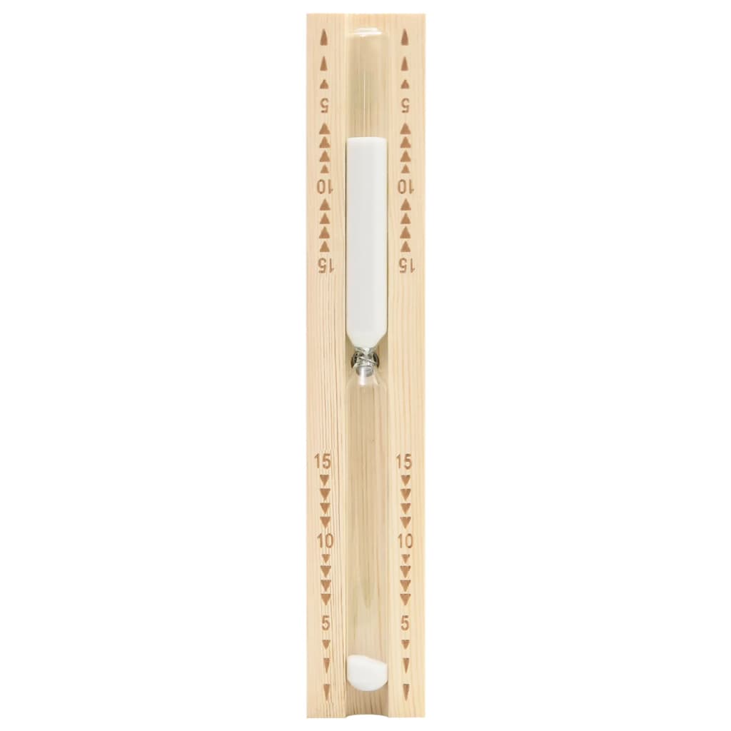 Maison Exclusive - Sauna-sanduhr 15 Minuten Massivholz Kiefer