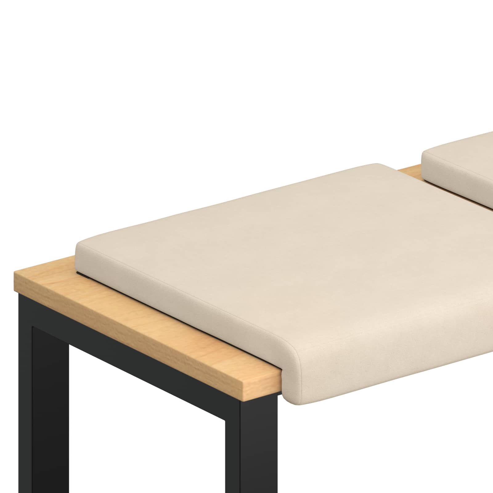 Maison Exclusive - Bankkissen 4 Stk. Mikrofaser Beige Tiefe 35 Cm
