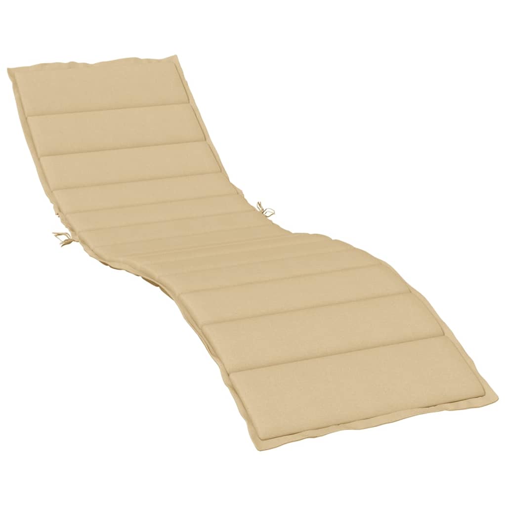 Maison Exclusive - Sonnenliegen-auflage Melange Beige 200x70x4 Cm