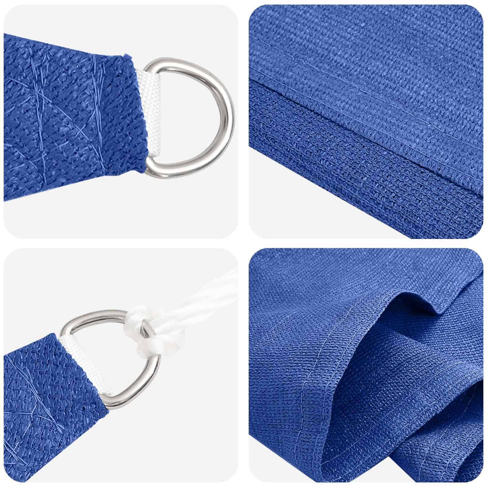 Maison Exclusive - Sonnensegel 2 X 6 M Hdpe Rechteckig Blau